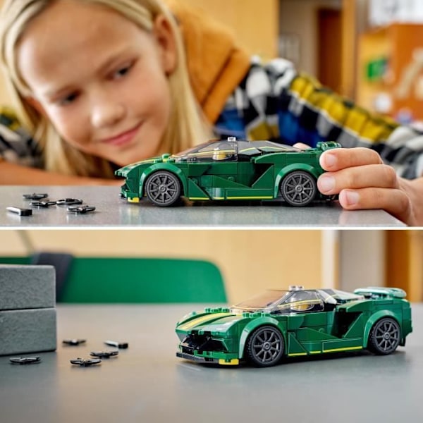 LEGO® 76907 Speed Champions Lotus Evija racerbil, nedskalad leksak med minifigur för racerförare, barnleksak Flerfärgad