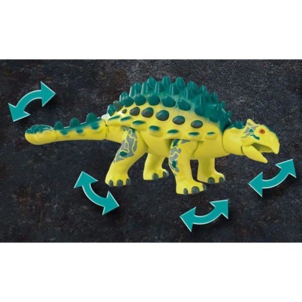 PLAYMOBIL - 70626 - Dino Rise - Saichania ja Robottisotilas - Mixed - 73 kpl Orange