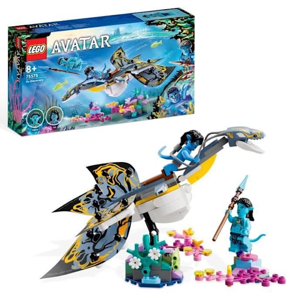 LEGO® Avatar 75575 Discovery of the Ilu, leksak, med minifigurer, The Way of the Water Vit