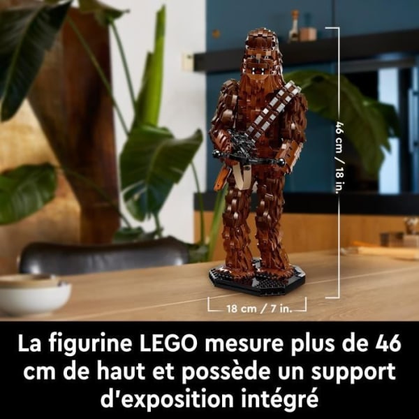 LEGO® Star Wars 75371 Chewbacca, Return of the Jedi Model Kit för vuxna, Wookiee-minifigurer med armborst