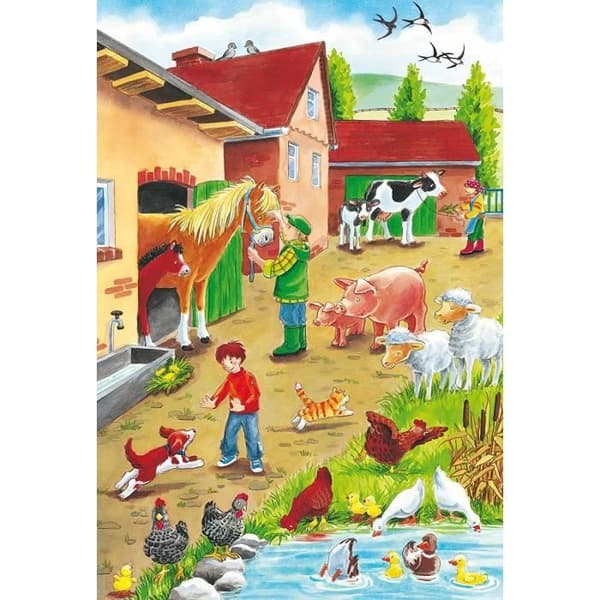 Palapeli lapsille 3x24 palaa - Tilalla - SCHMIDT AND SPIELE