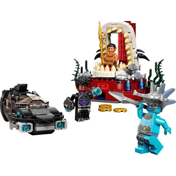 LEGO Marvel 76213 King Namorin valtaistuinhuone, sukellusvenelelu, musta pantteri -minihahmot Flerfarvet