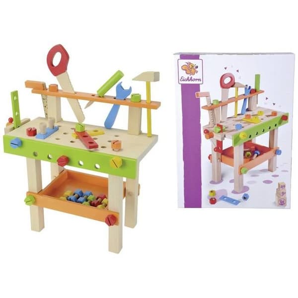 Puinen työpöytäoppimispeli - Eichhorn - 100001844 - Unisex - Lapset - Alkaen 3 vuotta