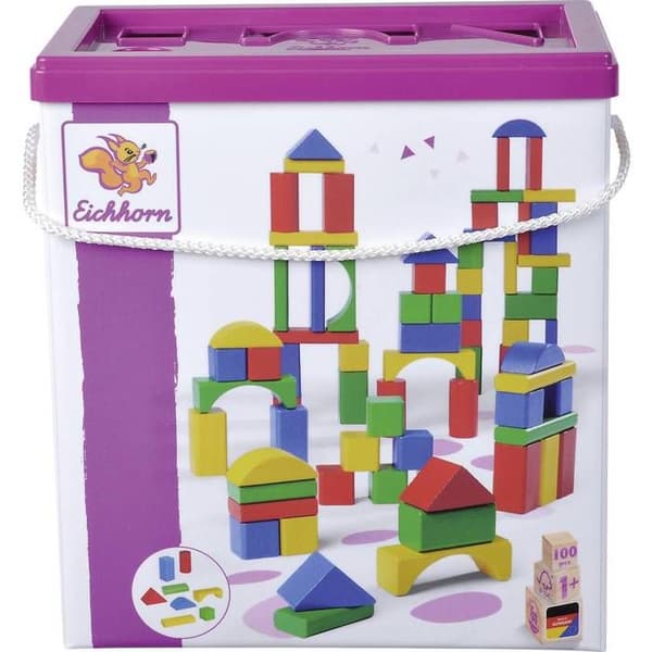 Eichhorn junior træklodser 13 x 24 x 27 cm 102 stk.
