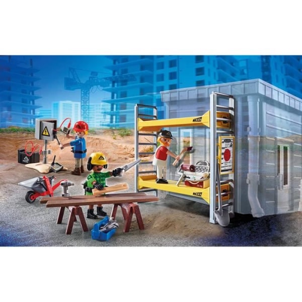 PLAYMOBIL - 70446 - City Action Construction - Arbejdere med stilladser Flerfärgad