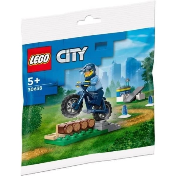 Rakennuslelu - LEGO - 30638 - LEGO City - Poliisi pyörä - Kootaan itse - 5 vuotta ja yli