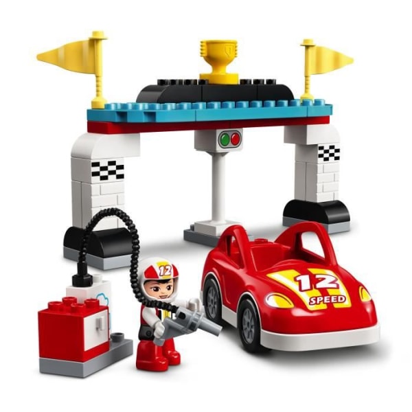 LEGO® 10947 DUPLO® kilpa-autot lelu lapset 2+ vuotta, pienet autot Grön