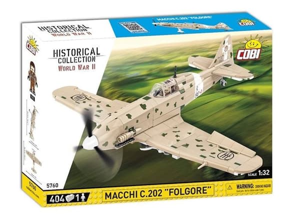 Model - COBI - Macchi C.202 'Folgore' - 576 dele - Plast - At sammensætte selv