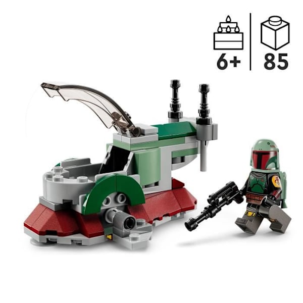 LEGO® Star Wars 75344 Boba Fett's Ship Microfighter - Hvid - Til børn fra 6 år og opefter Vit