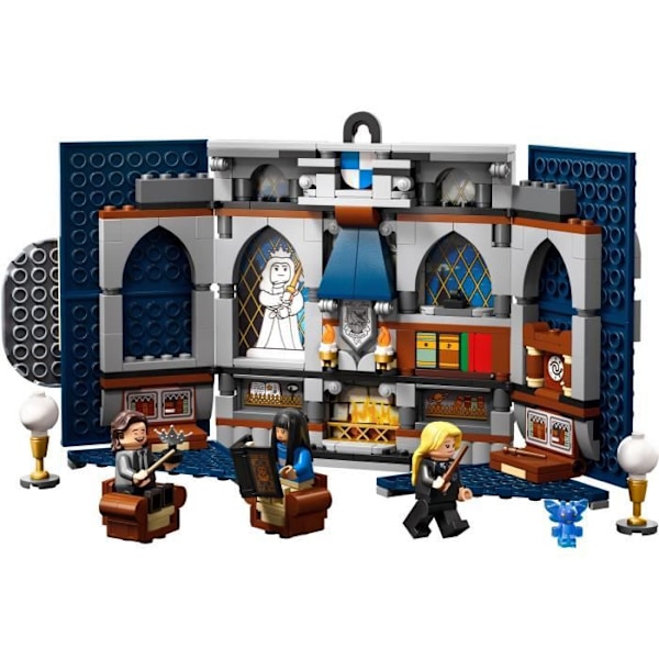 LEGO® Harry Potter 76411 Ravenclaws husvapen, leksak med 3 minifigurer och Hogwarts-dekoration Vit