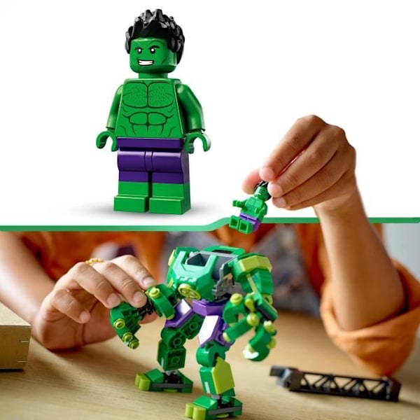 LEGO® Marvel 76241 Hulk Robotrustning, Avengers Minifigure, Byggelegetøj, Superhelt Vit