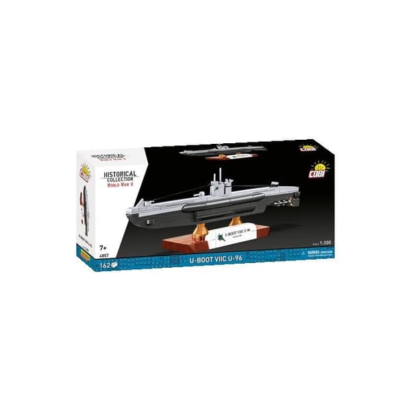 Byggset - COBI - 4857 U-Båt VIIC U-96 - Grå - 0,263 kg - Huvudfärg Grå Grå