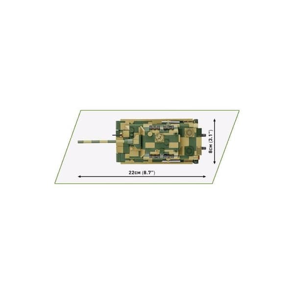 Byggset - COBI - Panzerjäger Tiger Ausf.B - Skala 1:48 - 528 delar - Grön
