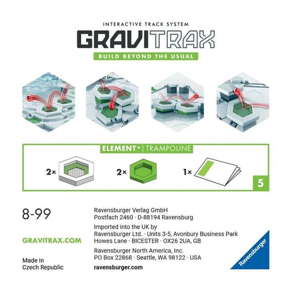 GraviTrax - Ravensburger - Trampolin til at booste kredsløbene - Byggespil Flerfärgad