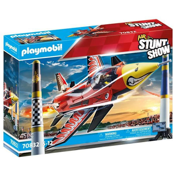 PLAYMOBIL - 70832 - Air Stuntshow Jet "Aigle" - Taitettava - Lapsi - 726g