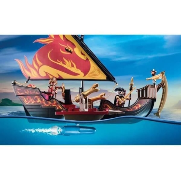 PLAYMOBIL - 70641 - Novelmore - Burnham Raiders taistelulaiva Flerfärgad