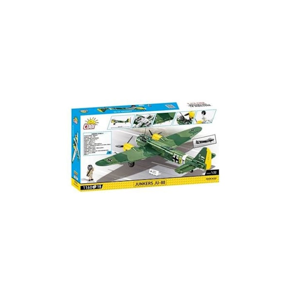 COBI 5733 - JUNKERS JU-88 grönt och gult