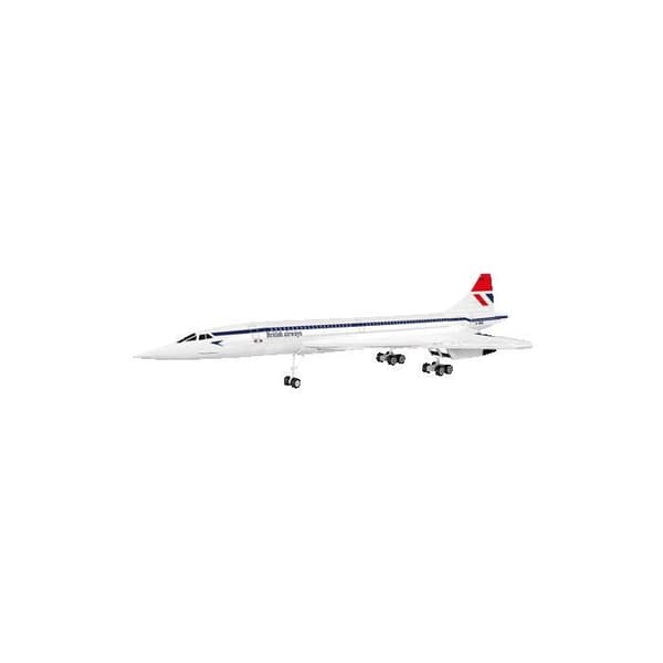 COBI 1689 - CONCORDE G-BBDG - BYGGSET - VIT FLYGPLAN