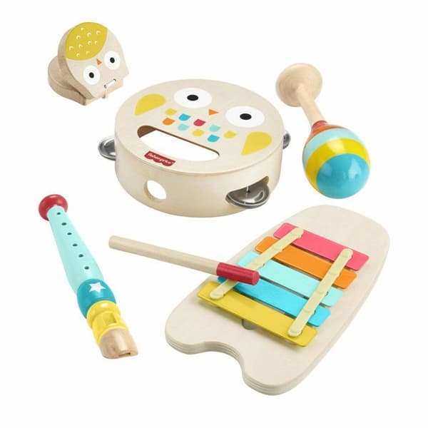 Fisher-Price träinstrumentset - musikinstrument för barn Färgad