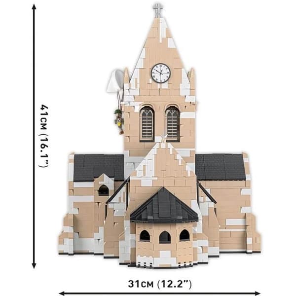 Maquette - COBI - 2299 - Église Sainte-Mère - Plastik - At samle selv