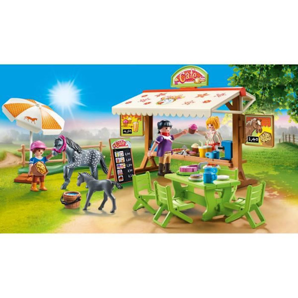 Maa Café du poney club Flerfärgad