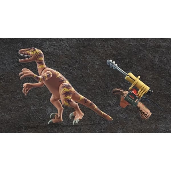 PLAYMOBIL - Dino Rise - Deinonychus och krigare - Flerfärgad - 20 stycken - Barn 5 år och uppåt Flerfärgad