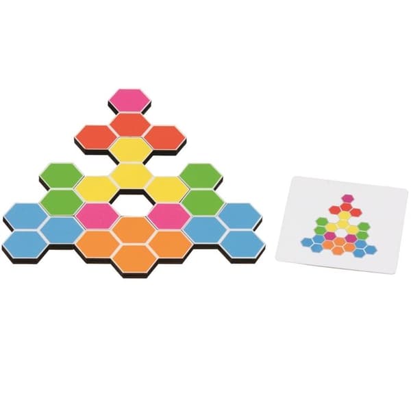 Utbildningsspel - GOKI - Pussel sköldpadda Rosy - 10 bitar - 30 modellkort - 4 år och uppåt Grön