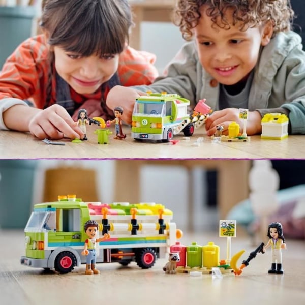 LEGO® Friends 41712 Återvinningsbil, pedagogisk leksak, med Emma Mini-docka