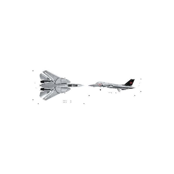 Byggesæt - COBI - Grumman F-14 Tomcat - Grå - 1,012 kg - Ref. 5920 Grå