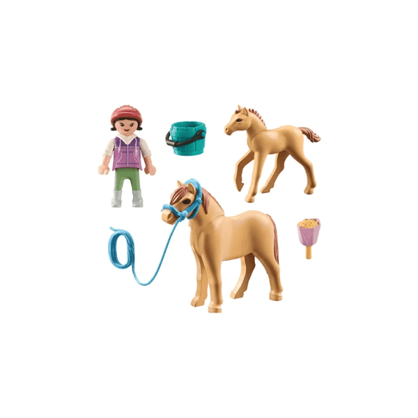 PLAYMOBIL 71498 Barn med ponyer