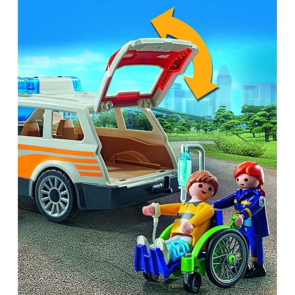 Kaupungin elämä Lääkärin ambulanssi