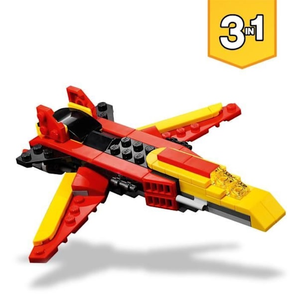 LEGO® Creator 31124 Super Robot 3-i-1 Dragon Airplane Robot Toy Flerfärgad