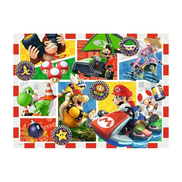 Palapeli 150p XXL Mario Kart -kilpailu