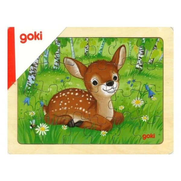 Goki - 5 kappaleen metsän eläinten palapeli ( GK-57334 )