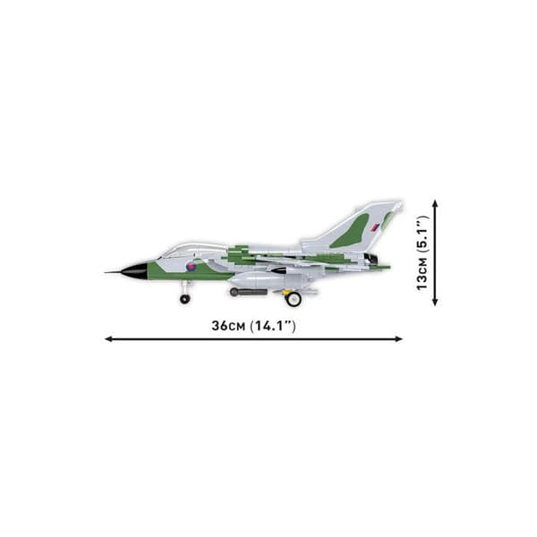 Maquette - COBI - Panavia Tornado GR.1 - 585 dele - Sammenstilling - Blandt 8 år og derover Grågrön
