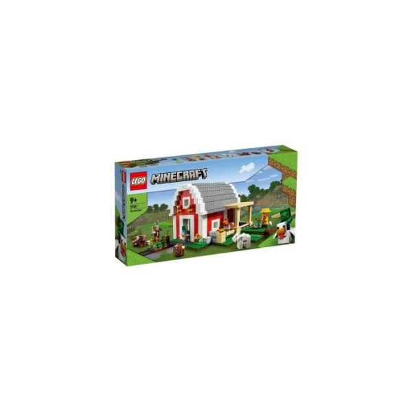 LEGO - Minecraft Barn - Mixed - Lapsi - Monivärinen - Punainen - 9 vuotta - Sisä Flerfärgad