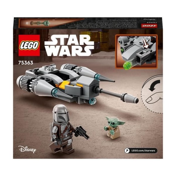 LEGO® Star Wars The Mandalorians N-1 Fighter Microfighter 75363, The Book of Boba Fett Toy with Baby Yoda Minifigure