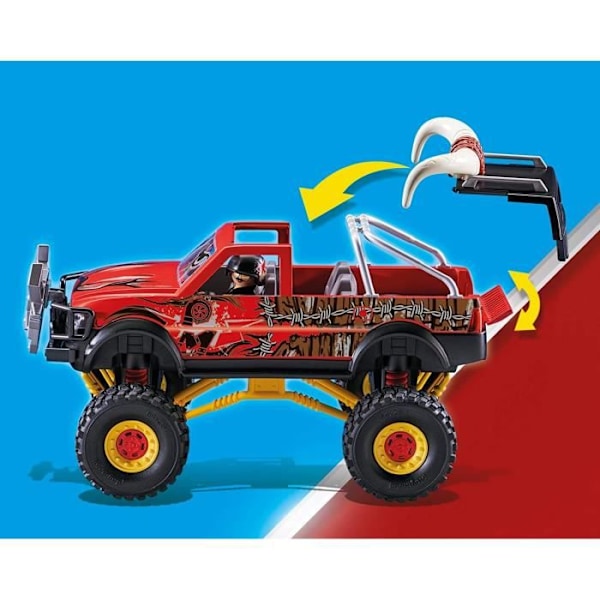 PLAYMOBIL - 70549 - 4x4 Stunt Show Bull - Sininen - Mixed - 970g Blå