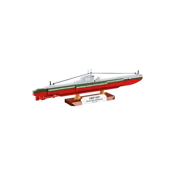 COBI 4856 - ORP SEP - RØD SKIB - BYGGESET