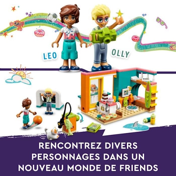 LEGO® Friends 41754 Leos rum, leksak på bageriet, med minidocka Vit