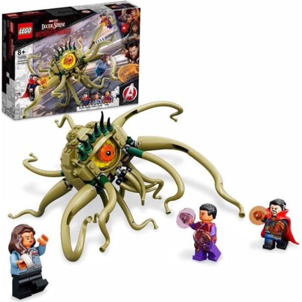 LEGO® 76205 Marvel Attack on Gargantos, Dr. Strange Building Toy with Octopus Monster för barn 8+ Flerfärgad