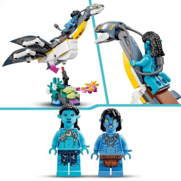 LEGO® Avatar 75575 Discovery of the Ilu, leksak, med minifigurer, The Way of the Water