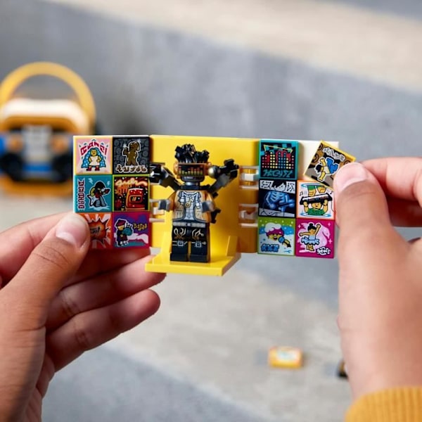 LEGO® 43107 VIDIYO™ Hiphop Robot BeatBox Music Video Clip Creator, Musical Toy, Augmented Reality Set App med Röd