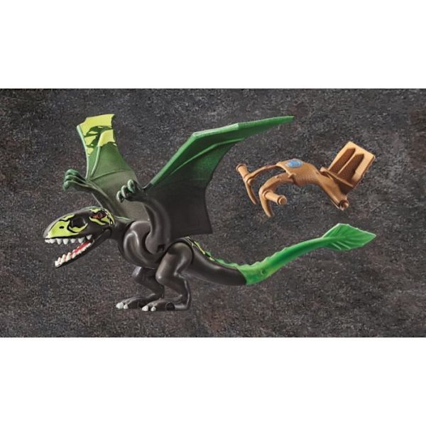 PLAYMOBIL - 71263 - Dino Rise - Dimorphodon ja rangers - Monivärinen - 5 vuotta - 2 vuoden takuu Flerfärgad