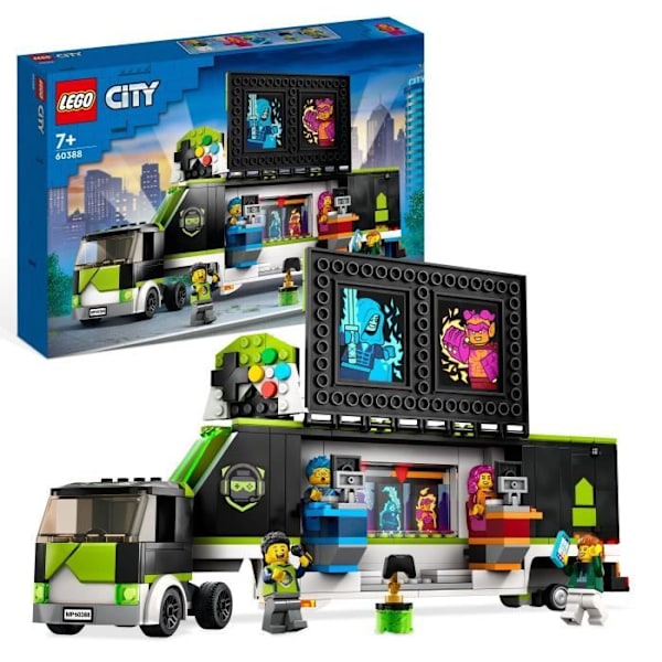 LEGO® City 60388 videospilsturneringslastbil, børnelegetøj 7 år gammel, eSport-konkurrence Flerfärgad