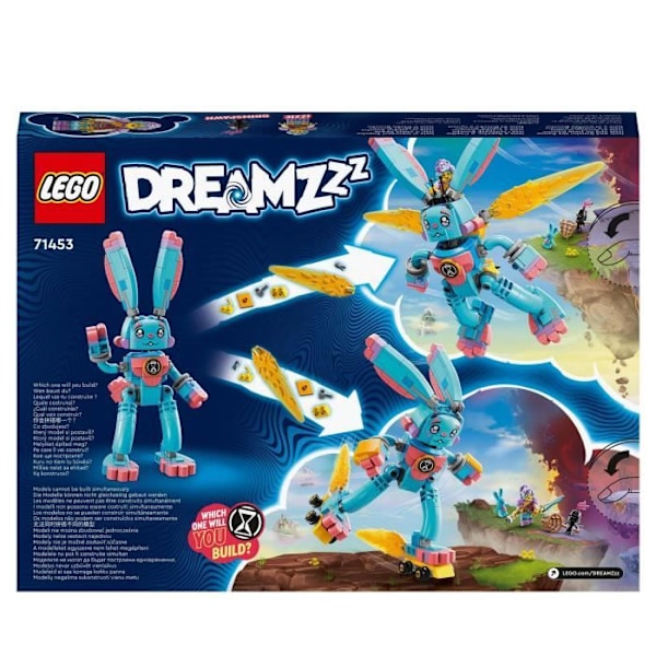 LEGO® DREAMZzz 71453 Kaninen Izzie og Bunchu, legetøj med minifigurer fra tv-serien Blå