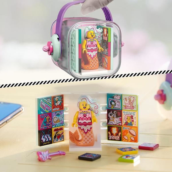 LEGO® 43102 VIDIYO™ Candy Mermaid BeatBox Music Video Maker, musiklegetøj med havfrue, Augmented Reality Set-app Aqua