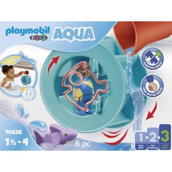 Playmobil - Vattenhjul och haj - Kontaktlös temperaturmätning - Multifunktion - Noggrann