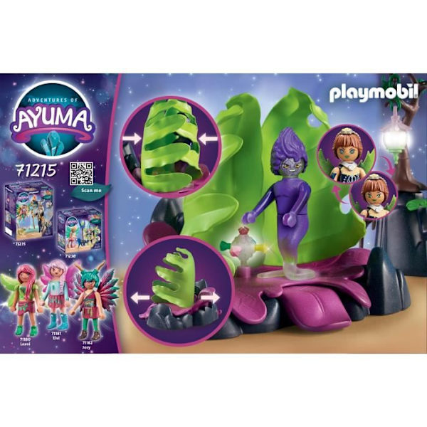PLAYMOBIL - 71215 - Ayuma - Taikaansakasvi - 47 kpl - Sekalaiset - 7-vuotiaat ja sitä vanhemmat Flerfärgad