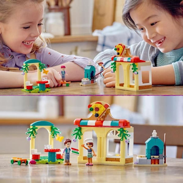 LEGO® 41705 Friends Heartlake City Pizzeria, Restaurant Building Legetøj til børn fra 5 år og opefter Flerfärgad